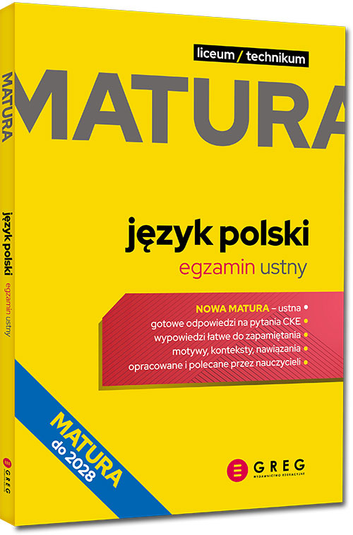 Matura - j�zyk polski - egzamin ustny - repetytorium maturalne - 2026